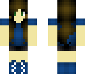 blue-tee girl