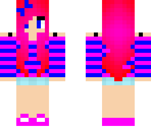 pink haired girl