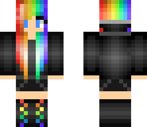 rainbow girl