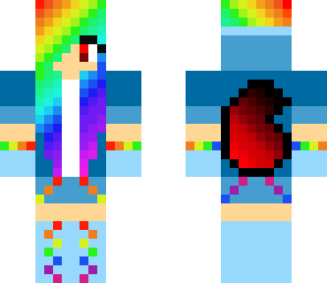 rainbow cat girl 3