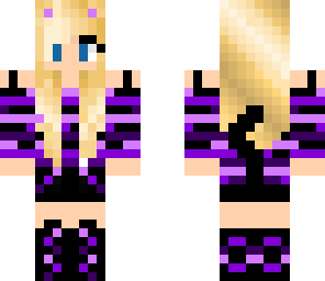 purple tiger girl