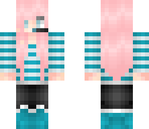 blue gamer girl