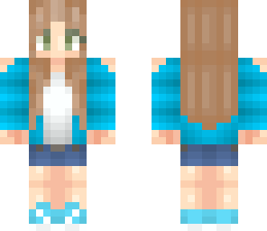 blue girl