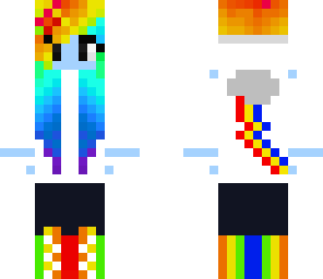 ranbow dash girl