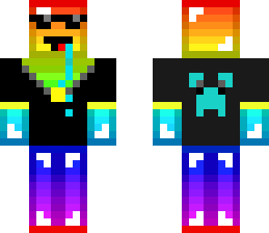 awesome rainbow cool dude