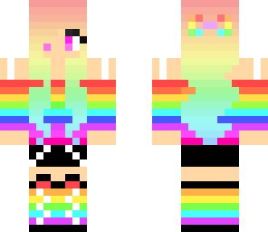 rainbow girl