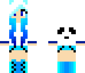 blue panda hoody