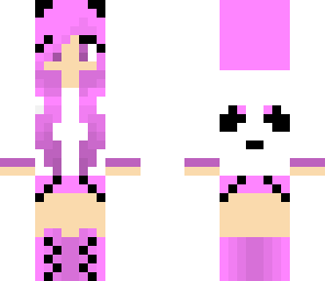 purple panda girl