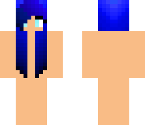 dark blue girl hair base