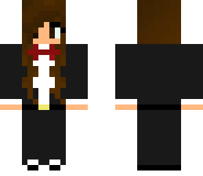 girl in a tux full