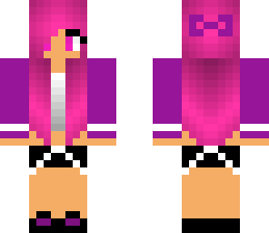 pink hair girl