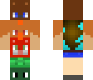 totem pole costume girl