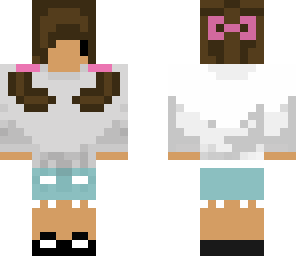 young chibi girl pigtail version