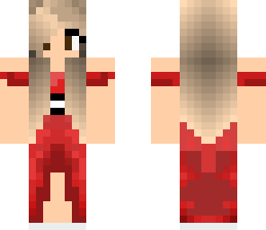 red prom dress