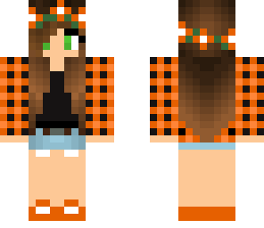 orange tumblr girl