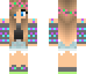 pretty summer girl skin