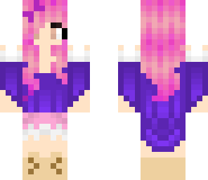 pink-haired girl