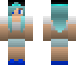 cute blue girl