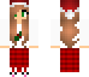 christmas pajama girl