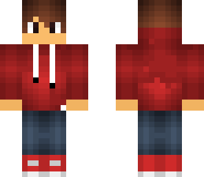 red hoodie boy