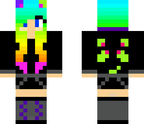 rainbow panda girl