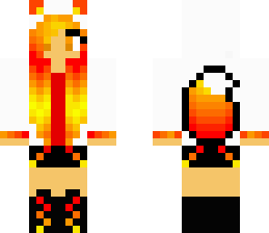 fire wolf girl
