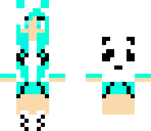 blue panda