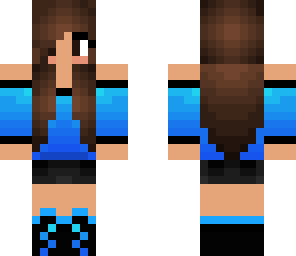 cute blue girl