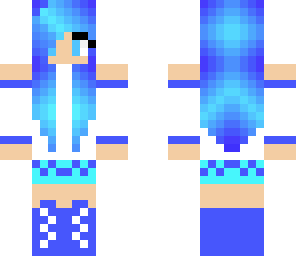 blue girl
