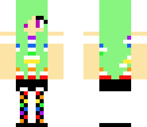 rainbow girl
