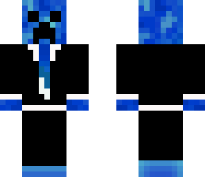 water creeper in a suit