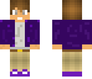 happy purple guy
