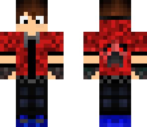 boy with red hoodie