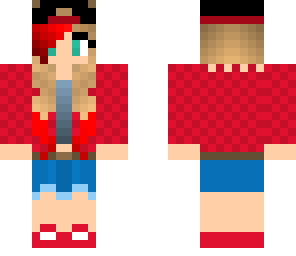 red flannel girl