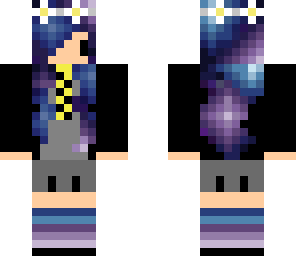 galaxy chibi hufflepuff girl