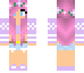 pink flower girl
