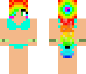 swimsuit rainbow tacos