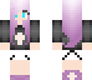 purple haired beauty queen