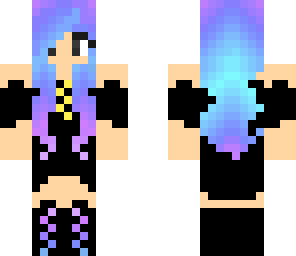 hufflepuff girl with galaxy hair