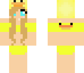 duck girl bikini edit