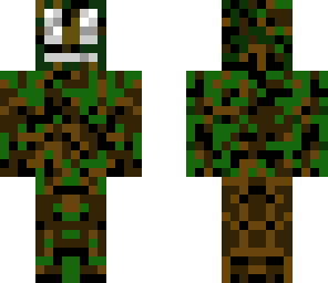 camouflage man