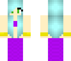 blue and purple mermaid