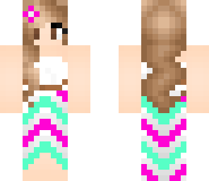 pink and teal dress girl