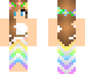 cute rainbow dress girl