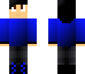 blue shirt boy