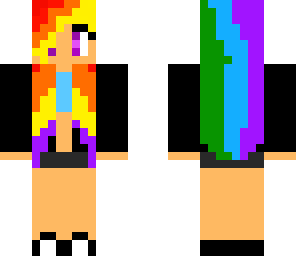 rainbow dash human