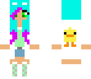 science chicken girl