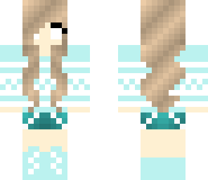 winter herobrine girl