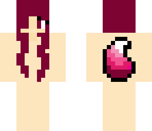 dark pink wolf girl base