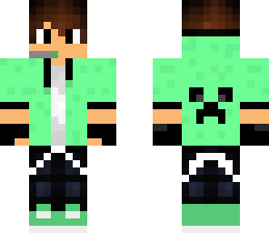green hoodie boy